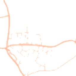 Daytime road noise heatmap for EX14 3EG