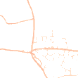 Daytime road noise heatmap for EX14 3EQ