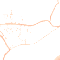 Daytime road noise heatmap for EX14 3FB