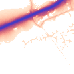 Daytime road noise heatmap for EX14 3FR