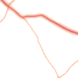 Daytime road noise heatmap for EX14 3JD