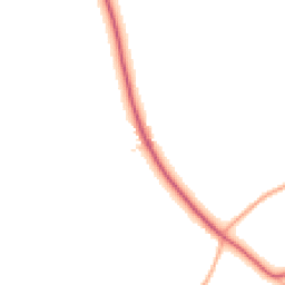 Daytime road noise heatmap for EX14 3LL