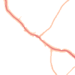 Daytime road noise heatmap for EX14 3PJ