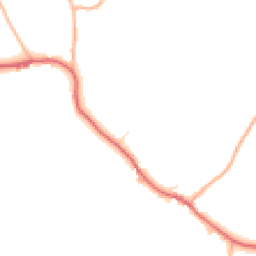 Daytime road noise heatmap for EX14 3PL