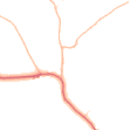 Daytime road noise heatmap for EX14 3PP