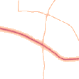 Daytime road noise heatmap for EX14 3PZ