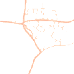 Daytime road noise heatmap for EX14 3UN