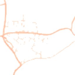 Daytime road noise heatmap for EX14 3UW