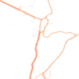 Daytime road noise heatmap for EX14 4RF