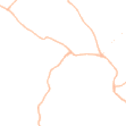 Daytime road noise heatmap for EX14 4SU