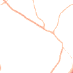 Daytime road noise heatmap for EX14 4TW
