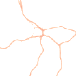 Daytime road noise heatmap for EX14 4TX
