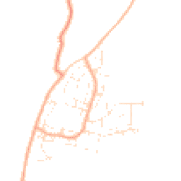 Daytime road noise heatmap for EX14 4XJ