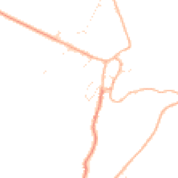 Daytime road noise heatmap for EX14 4XQ
