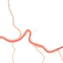 Daytime road noise heatmap for EX14 9AA
