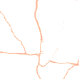 Daytime road noise heatmap for EX14 9AS
