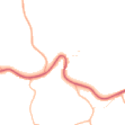 Daytime road noise heatmap for EX14 9BD