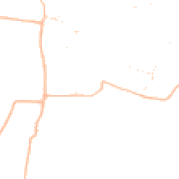 Daytime road noise heatmap for EX14 9HF