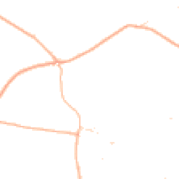 Daytime road noise heatmap for EX14 9HN