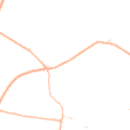 Daytime road noise heatmap for EX14 9HP