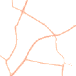 Daytime road noise heatmap for EX14 9HW