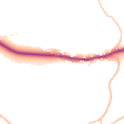 Daytime road noise heatmap for EX14 9JH