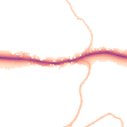 Daytime road noise heatmap for EX14 9JR