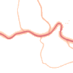 Daytime road noise heatmap for EX14 9LR