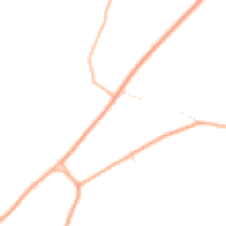 Daytime road noise heatmap for EX14 9NN