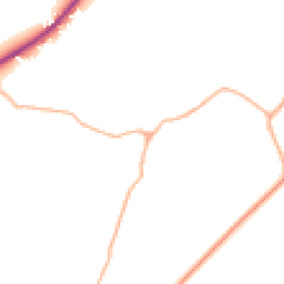 Daytime road noise heatmap for EX14 9NP