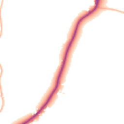 Daytime road noise heatmap for EX14 9QL