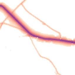 Daytime road noise heatmap for EX14 9RP