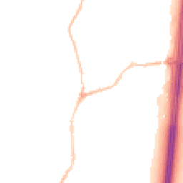 Night-time road noise heatmap for EX15 1AH