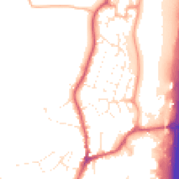 Daytime road noise heatmap for EX15 1AT