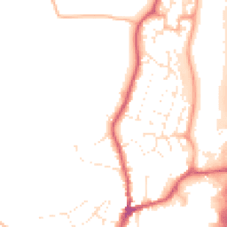 Daytime road noise heatmap for EX15 1AY