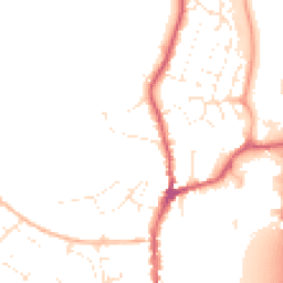 Daytime road noise heatmap for EX15 1BB
