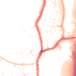Daytime road noise heatmap for EX15 1BD