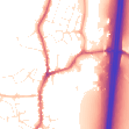 Daytime road noise heatmap for EX15 1BL