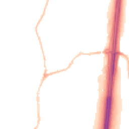 Night-time road noise heatmap for EX15 1BN
