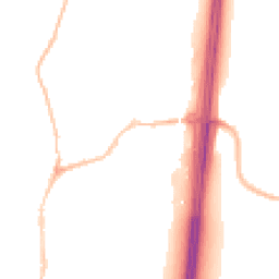 Night-time road noise heatmap for EX15 1BQ