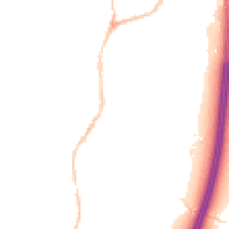 Night-time road noise heatmap for EX15 1DB