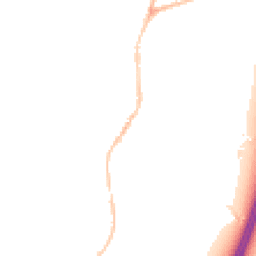 Night-time road noise heatmap for EX15 1DJ