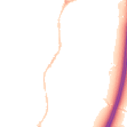 Night-time road noise heatmap for EX15 1DN