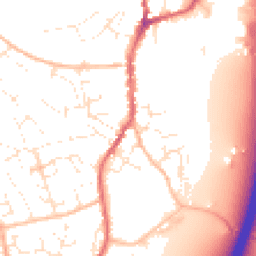Daytime road noise heatmap for EX15 1DQ
