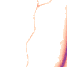 Night-time road noise heatmap for EX15 1DQ