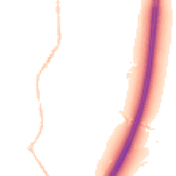 Night-time road noise heatmap for EX15 1DR