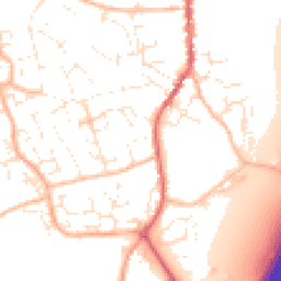 Daytime road noise heatmap for EX15 1EE