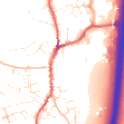Daytime road noise heatmap for EX15 1FB