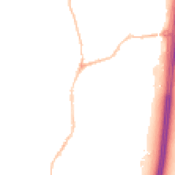 Night-time road noise heatmap for EX15 1FB