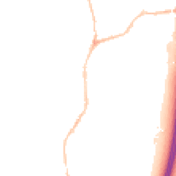 Night-time road noise heatmap for EX15 1JS